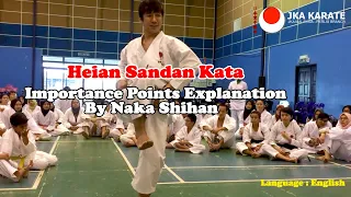 Heian Sandan Kata - Importance Points Explanation by Naka Shihan