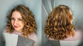 HOW TO CURL SHORT HAIR WITH A STRAIGHTENER