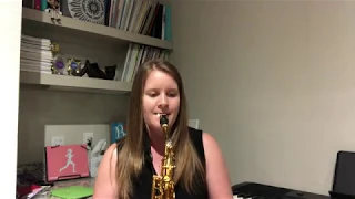 Allegretto Brillante for Alto Saxophone by J. Demersseman (Practice Tempo)