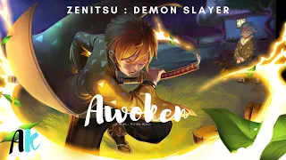 ZENITSU SONG - Awoken lyrical Music Video (AMV) Demon Slayer (Kimetsu no yaiba)