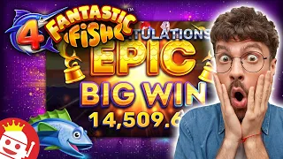 4 FANTASTIC FISH 🐟 LUCKY PLAYER LANDS HUGE JACKPOT!