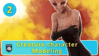 Creating a Creature Character using Blender | Daz 3d | Character Creator 3 - Chapter 2 Modeling