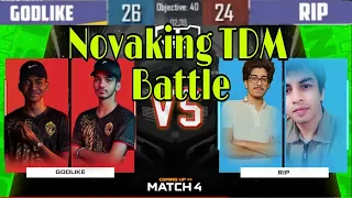 Team Godlike vs Team RIP 2v2 TDM Battle in Bhais Ki Tait @Novaking