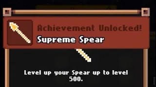 Idle Slayer - Buying level 500 Spears - Unlocked all achievements (almost)