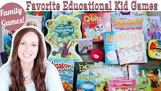 TOP BOARD & CARD GAMES FOR KIDS | LEARNING / EDUCATIONAL GAMES | FAMILY GAMES | HOMESCHOOL GAMES 3-8