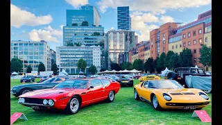 Lamborghini Espada at the 2020 London Concours plus a guided tour around the star cars there