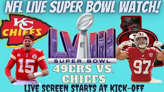 Kansas City Chiefs vs San Francisco 49ers 🔴🏈 LIVE NFL SUPER BOWL  ~ NFL Fan Stream