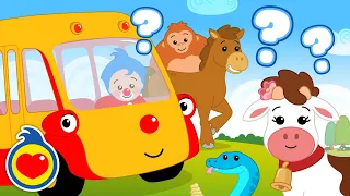 ¿Qué Animales Vemos Desde El Autobus? ♫ Canciones Infantiles ♫ Plim Plim