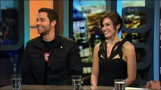 Mandy Moore and Zachary Levi interview on The 7pm Project (Australia) - Tangled