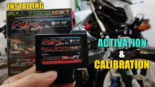 INSTALLING NK ECU SHOP FULLSTAND NEXT | ACTIVATION & CALIBRATION | RAIDER 150 FI | KAMBYO MOTO