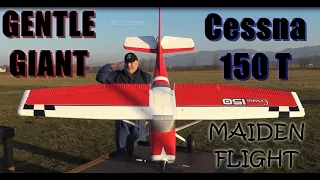GIANT Carbon-Z Cessna 150T 2.1m BNF Basic BEST Foam plane ever Maiden flight