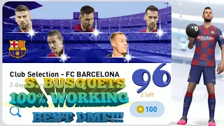 TRICK for SERGIO BUSQUETS  in BARCELONA CLUB SELECTION  | PES2020 MOBILE.