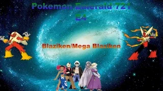 Pokemon Emerald 721 E4-Blaziken/Mega Blaziken