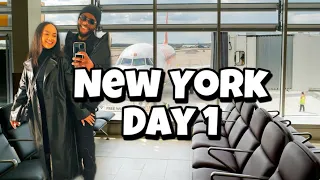 WE ALMOST MISSED OUR FLIGHT..  | NEW YORK VLOG DAY: 1|