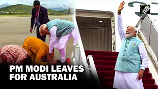Prime Minister Narendra Modi emplanes for Australia after concluding PNG visit