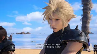 FINAL FANTASY VII REBIRTH Kyrie threatenen indirectly by Cloud FF7 Rebirth Funny moment