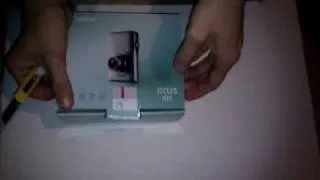 Canon Ixus 105 IS unboxing