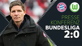 "Möglichkeiten leider nicht genutzt" | Pressekonferenz | FC Bayern München - VfL Wolfsburg 2:0