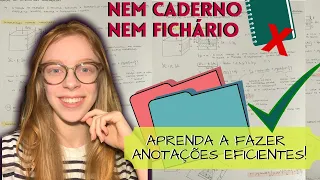 Como fazer anotações EFICIENTES! TUDO sobre o meu método de estudo: que anotar, como organizar…