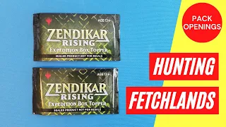 Fetchland Hunting - 2 Zendikar Rising Box Topper Openings Magic: The Gathering #MTG #Shorts