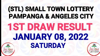 1st Draw STL Pampanga, STL Angeles January 8 2022 (Saturday) Result | SunCove Dra2, Lake Tahoe Draw