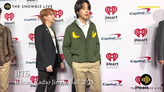 BTS arrives at iHeart Radio Jingle Ball 2021