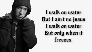 Eminem - Walk On Water ft. Skylar Grey (Lyrics / Lyric Video) | Clean | Live | Official | HD |