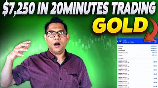 How I Made $7,250 Trading GOLD in Just 20 Minutes : XAUUSD Trading Strategy