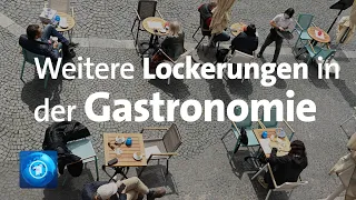 Corona-Pandemie: Weitere Lockerungen in der Gastronomie