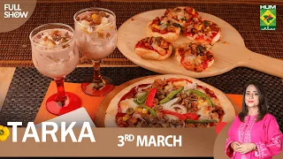 Tarka - 3 March 2023 - Recipes: Baby Pizza & Cookies And Cream Dessert - Rida Aftab - Masala Tv