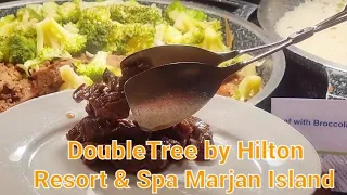 DoubleTree by Hilton Marjan Island 🏝 Смотрим главный ресторан 🍲🍕🍝 Обед