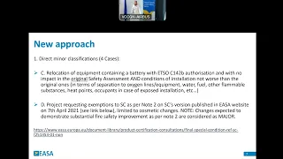 Non rechargeable lithium batteries - Part 21 Implementation Workshop