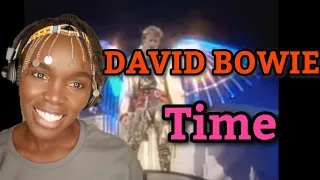DAVID BOWIE- TIME - LIVE GLASS SPIDER TOUR 1987 | REACTION