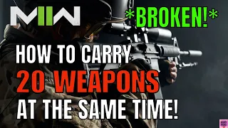 (NEW) MW2: HOW TO CARRY 20 WEAPONS AT THE SAME TIME! (+ INFINITE SELF REVIVE / OUT OF MAP GLITCH)