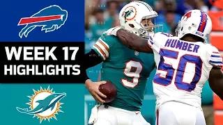 Bills vs. Dolphins | NFL Week 17 Game Highlights