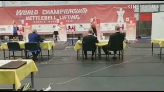 С.Турченко (Костанай) - Чемпион мира по гиревому спорту-2019 Сербия / kettlebell sport