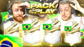 NIESAMOWITE 4 IKONY W NAJWIĘKSZYM PACK&PLAY W FIFIE 23 VS KAMYK!