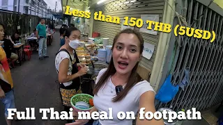 NO tourist here yet!!! Try it to experience Bangkok real street food: