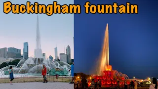 Buckingham fountain || buckingham fountain light up || things to do in Chicago || grant park