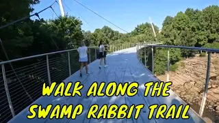 Virtual Treadmill Walking - 40 minute workout on the Swamp Rabbit Trail