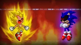 Fleetway Sonic VS Exetior with Voice Acting (Sally.EXE: CN - EoT)