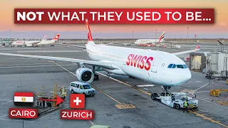 BRUTALLY HONEST REVIEW | Disappointing Swiss Economy Class from Cairo to Zurich aboard the A330-300!