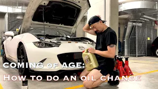 How To Do an Oil Change - MX5 ND Miata