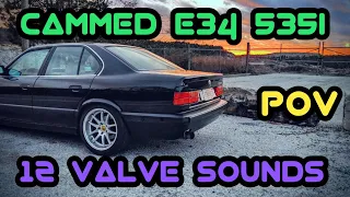 Cammed E34 535i | Cruising + Pulls + Exhaust