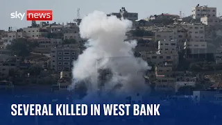 At least seven Palestinians killed as Israeli airstrikes target West Bank city of Jenin