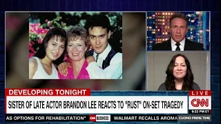 CHRIS CUOMO ONE-ON-ONE INTERVIEW WITH SISTER OF LATE ACTOR BRANDON LEE WHO REACTS TO "RUST" TRAGEDY