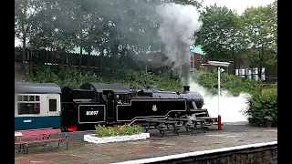East Lancs Railway, Wet and Steamy! 10th August 2019