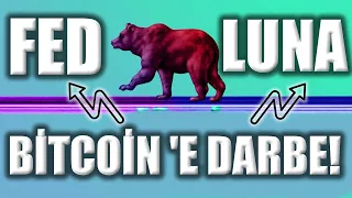 FED VE LUNA VAKFI BİTCOİN 'E BUGÜN DARBE VURDU! ETH | SOL | MDT | DYDX