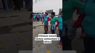 Chinese owned factory some where in Africa! #africa #factory