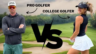 Can I BEAT A PRO Golfer? | Sabrina Andolpho